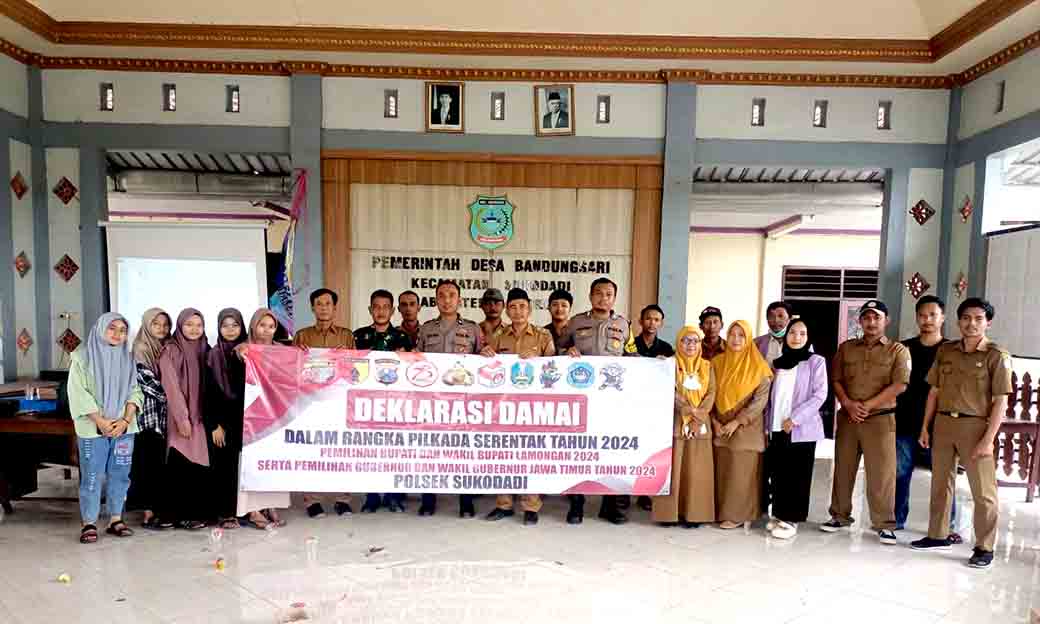 Polsek Sukodadi Melaksanakan Kegiatan Deklarasi