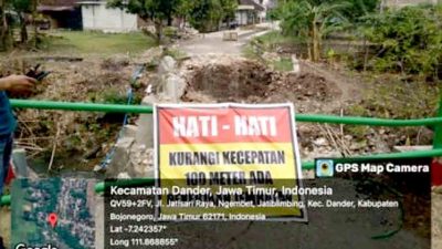 Proyek Jembatan Jatiblimbing Terbengkalai Warga Desak Tanggung Jawab Dinas Pu Bina Marga Bojonegoro