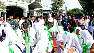 Ribu Santri Ikuti Apel Dan Kirab Hari Santri Nasional Kabupaten Ngawi 2024 2