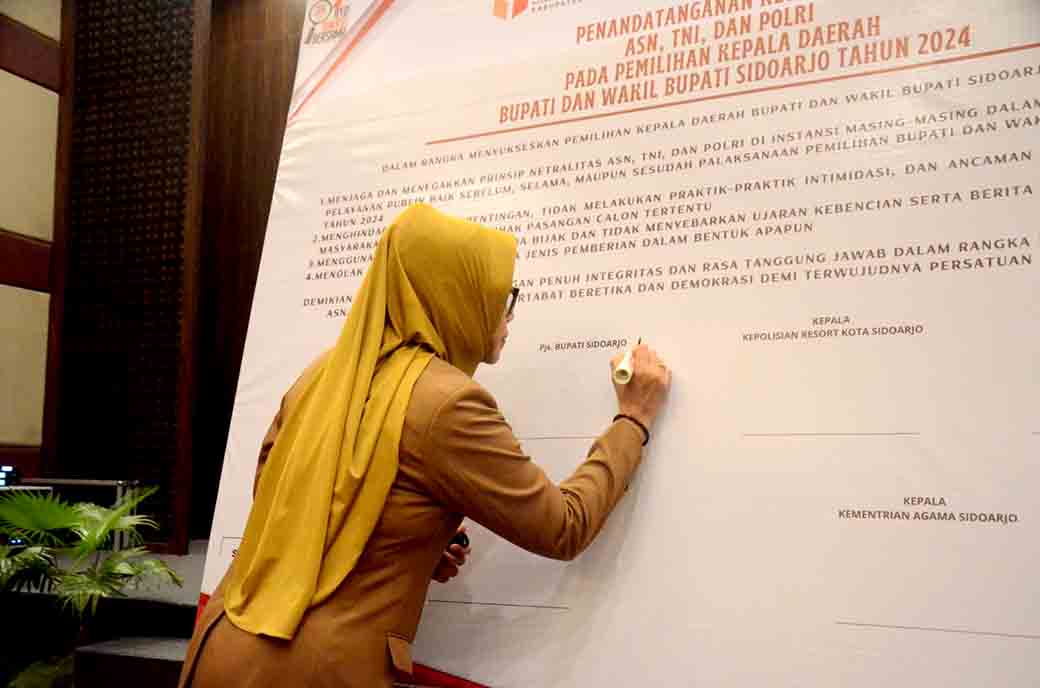Sekda Sidoarjo Minta Seluruh Asn Sidoarjo Jaga Netralitas Pilkada 2