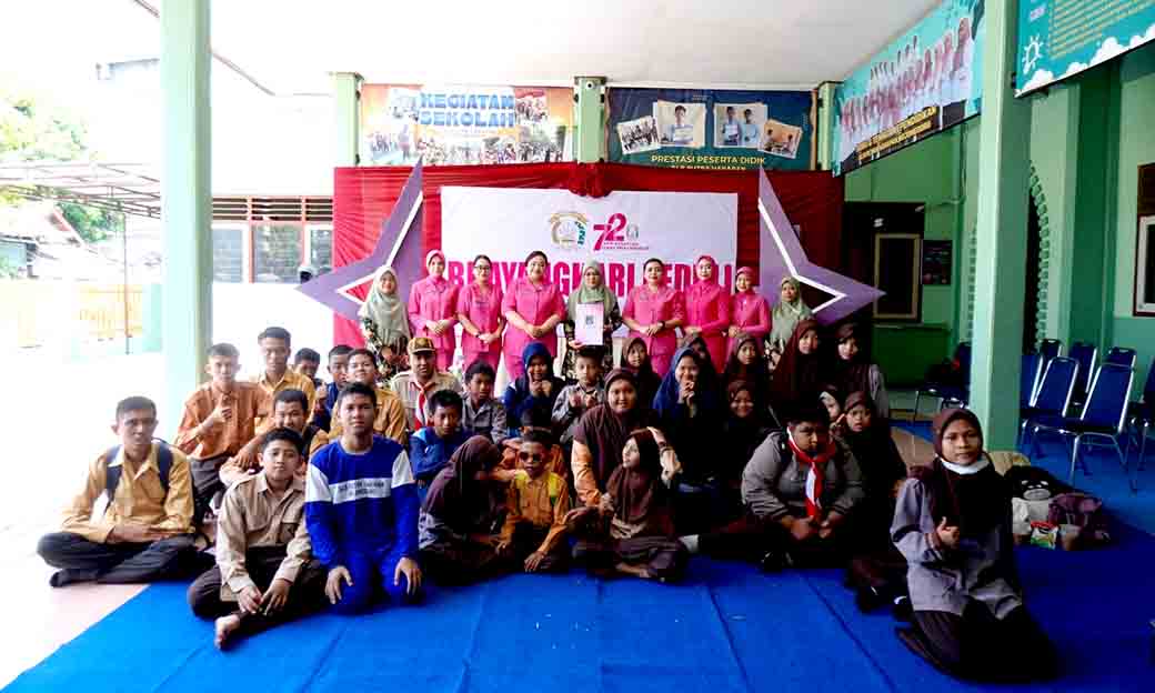 Semangat Hkgb Ke 72, Bhayangkari Cabang Bojonegoro Gelar Baksos Untuk Masyarakat