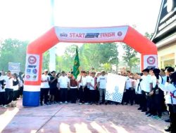 Semarak Hari Jadi Sulsel ke-355: Pemkab Takalar Gelar Gerak Jalan Santai Serentak