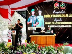 Kunjungan Kerja Danrem 084/BJ Disambut Hangat oleh Dandim 0816 dan Pjs. Bupati Sidoarjo
