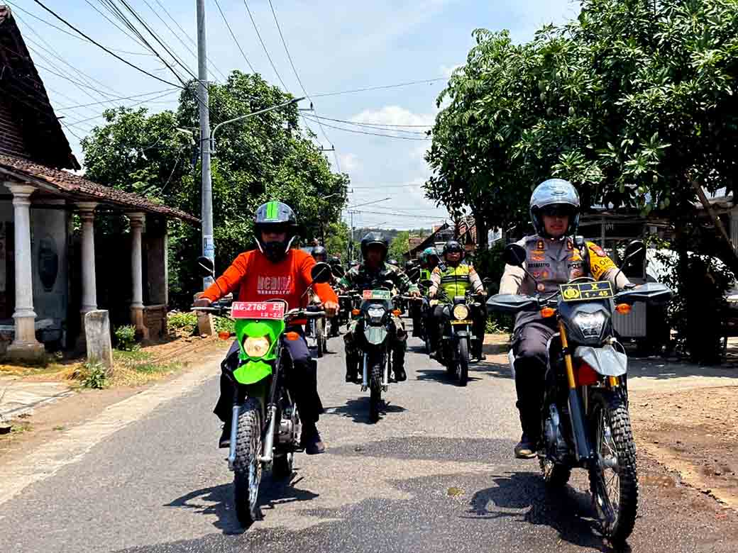 Sinergisitas 3 Pilar Polres Kediri Kota Bersama Kodim 0809 Dan Pemda Gelar Patroli Jelang Pilkada 2024