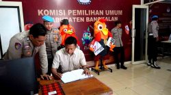 Tahap Kampanye Pilkada 2024, Polres Bangkalan Tingkatkan Patroli dan Penjagaan Kantor KPU dan Bawaslu