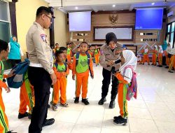 Unit Kamsel Satlantas Polres Lamongan Gelar Dikmas Lantas Bersama MI Nurul Huda