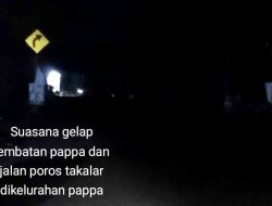 Warga Keluhkan Lampu Jalan Mati di Kelurahan Pappa, Minta Dinas Perhubungan Takalar Bertindak