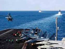 Amerika Kerahkan B-52 dan Kapal Perang ke Timur Tengah, Kapal Induk Mundur