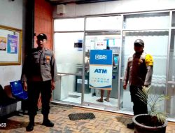 Anggota Polsek Sekaran Rutin Laksanakan Patroli Obyek Vital di Perbankan Atm Bank BRI