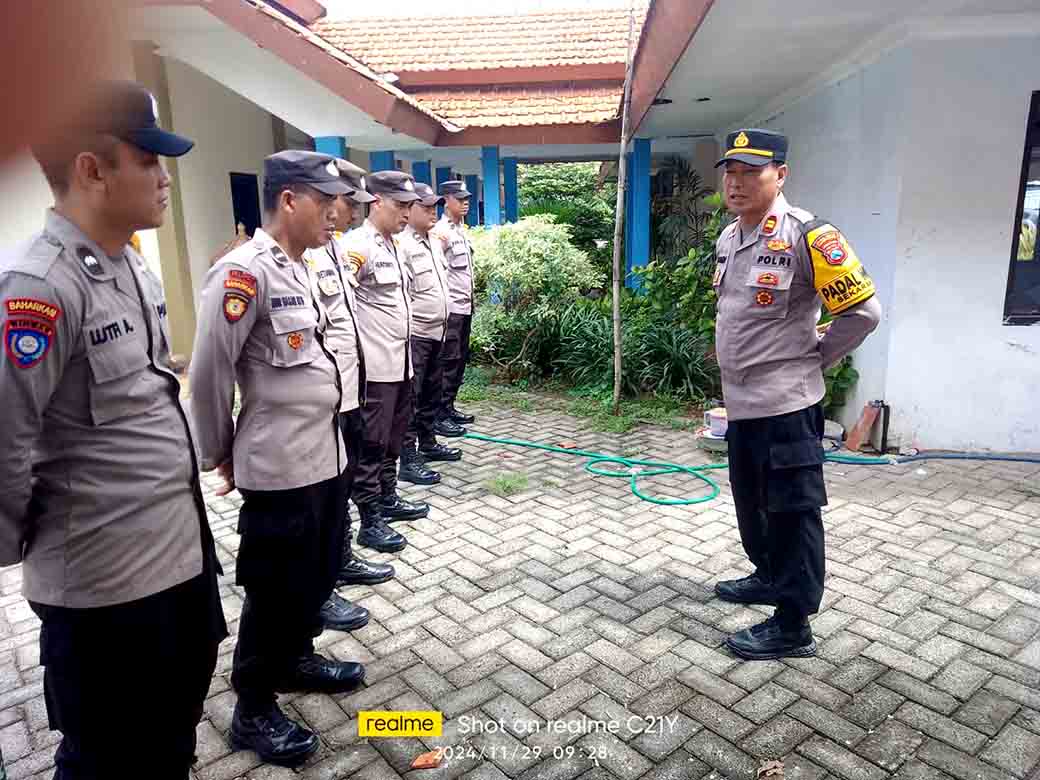 Apel Pengamanan Rapat Pleno Terbuka Rekapitulasi Penghitungan Suara Pilgub