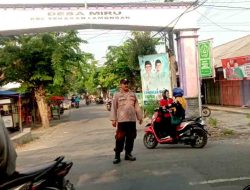 Berikan Rasa Aman Serta Nyaman Polsek Sekaran Gelar Commander Wish Pagi