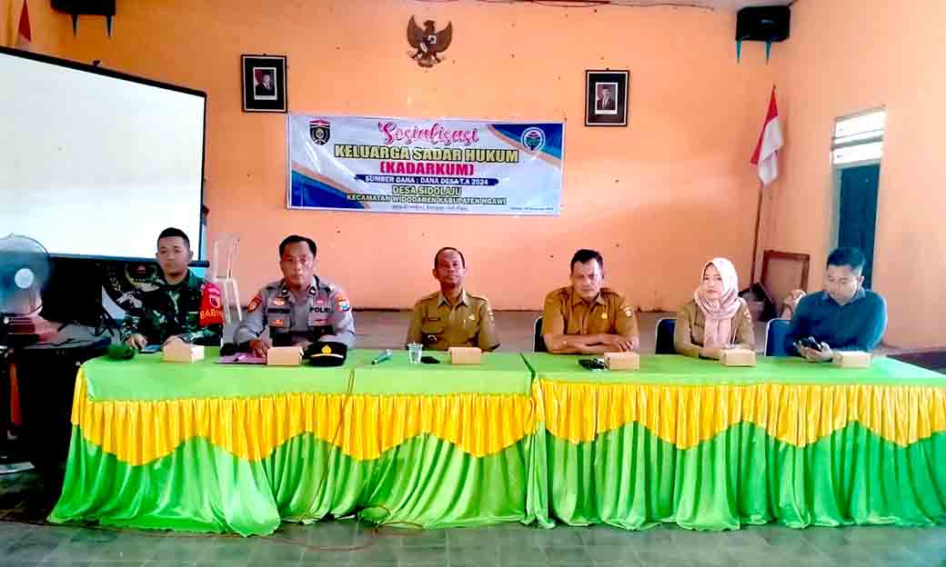 Cegah Kenakalan Remaja Di Ngawi, Polsek Widodaren Sosialisasi Kadarkum