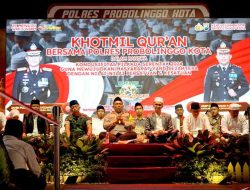 Cooling System Pilkada 2024 Polres Probolinggo Kota Gelar Khataman 1000 Santri dan Hafiz Qur’an
