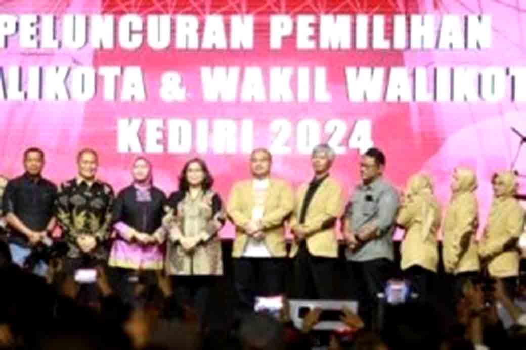 Dimeriahkan Artis Ibu Kota ,kpu Kota Kediri Resmi Luncurkan Pemilihan Wali Kota Dan Wakil Wali Kota