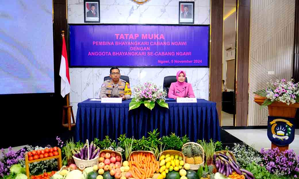 Dukung Swasembada Pangan, Kapolres Ngawi Ajak Bhayangkari Manfaatkan Pekarangan Rumah