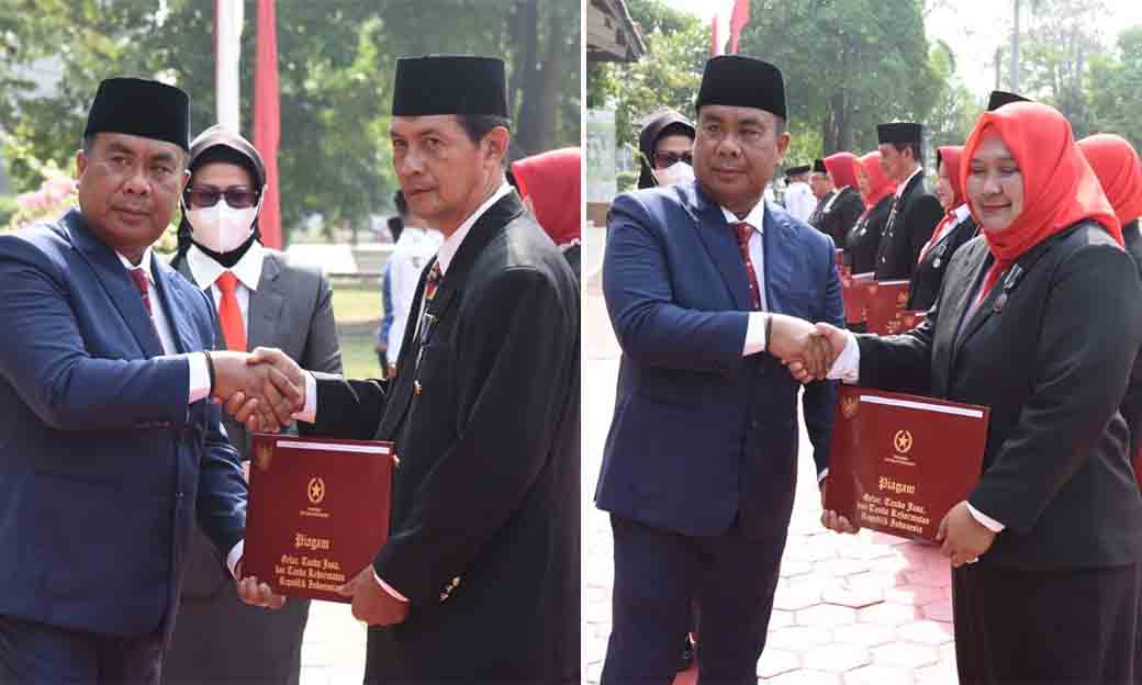 Hari Pahlawan, Pns Sidoarjo Terima Tanda Kehormatan Satyalencana Karya Satya Dari Presiden Ri 2