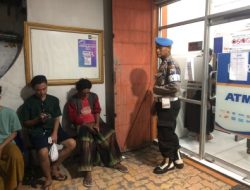Patroli Malam Hari Polsek Sekaran Kontrol Atm Bank BRI Unit Sekaran
