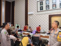 Personel Polres Kediri Kota Gelar Rikkes Siapkan Personel Pengamanan TPS Pilkada 2024