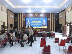 Jelang Pengamanan TPS di Pilkada 2024 Polres Blitar Kota Lakukan Rikkes Personel