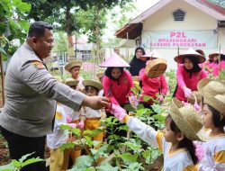 Pekarangan Pangan Lestari Polres Pamekasan Wujudkan Ketahanan Pangan Nasional