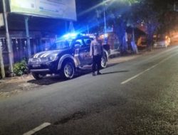 Polsek Sekaran Melaksanakan Patroli Blue Light Untuk Menekan Angka Kriminalitas Kejahatan
