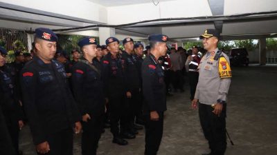 Polres Kediri Kota Terjunkan Ratusan Personel, Debat Pamungkas Pilkada 2024 Berlangsung Kondusif