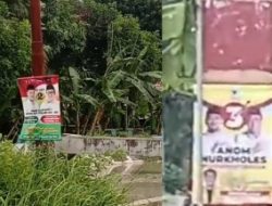 APK Terpampang saat Hari Tenang di Desa Muncang, Ketua Panwascam Bodeh Ngomel Tak Jelas, Bawaslu: Akan Lakukan Pembinaan
