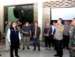 Jelang Pungut Suara, Kapolres Kediri Kota Bersama forkopimda Cek Kesiapan TPS