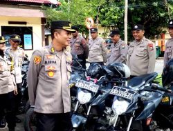 Jelang Tahap Coblosan Pilkada 2024, Birolog Polda Jatim Cek Ranmor dan Almatsus di Polres Sampang