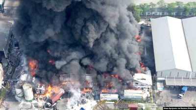 Kebakaran Di Pabrik Minyak Goreng Di Bekasi, 8 Meninggal