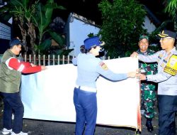 Memasuki Masa Tenang, Polres Ngawi Lakukan Pengamanan Pembersihan APK