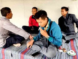 Meningkatkan Harkamtibmas Anggota Polsek Laren Memberikan Himbauan Jelang Pemilukada 2024