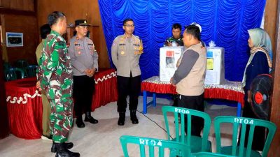 Pastikan Kamtibmas Jelang Coblosan Pilkada Kondusif, Polres Ngawi Dan Kodim 0805 Patroli Skala Besar 3