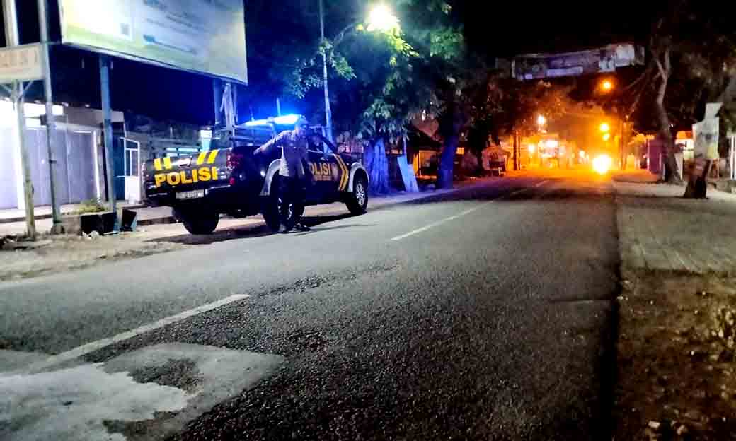 Patroli Blue Light Pantau Situasi Kamtibmas Di Wilayah Perbatasan Pucuk Sekaran