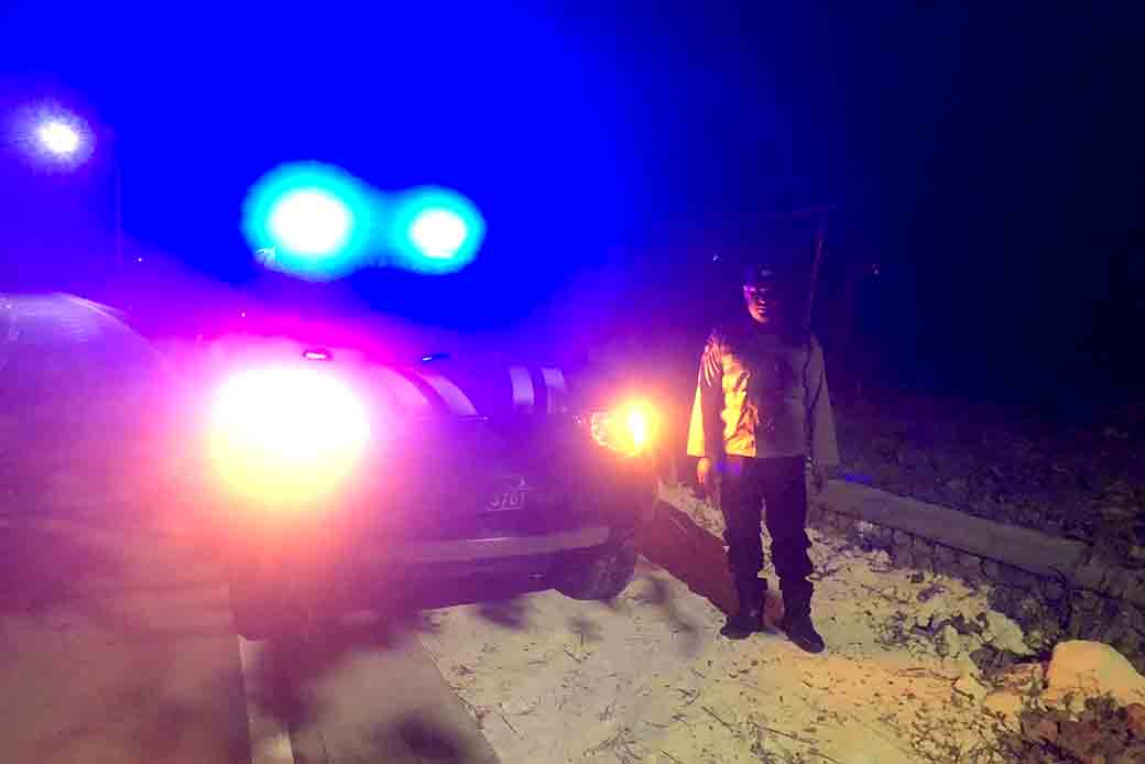 Patroli Blue Light Polsek Babat Antisipasi Kriminalitas