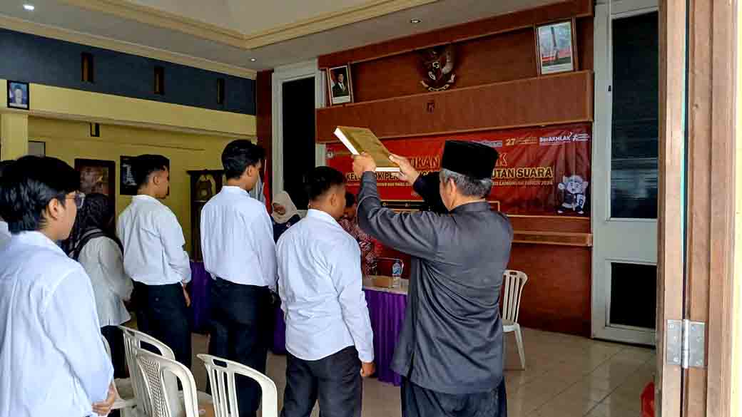 Pelantikan 49 Anggota Kpps Di Desa Jotosanur, Lamongan Untuk Pilkada 2024 2