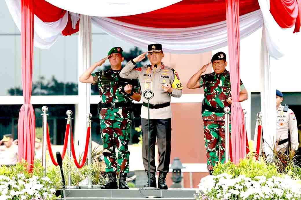 Pimpin Apel Serpas Pengamanan Pilkada 2024, Kapolda Jatim Ajak Semua Pihak Jogo Jawa Timur