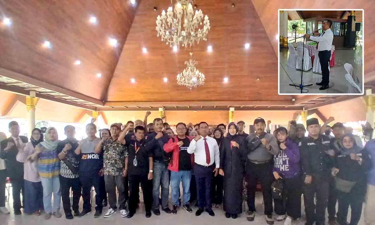 Pjs. Bupati Sidoarjo Ingatkan Pengorbanan Para Pahlawan Kepada Wartawan Sidoarjo