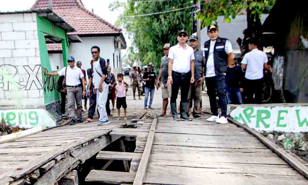 Plt Bupati Sidoarjo Subandi Sidak Jembatan Kedungpeluk Yang Baru