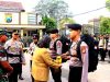 Polres Kediri Kota Gelar Apel Pergeseran Pasukan Pengamanan TPS Pilkada 2024