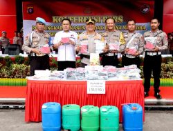 Polres Lamandau Masuk 80 besar pengungkapan Kasus Narkoba dengan Barang Bukti Fantastis