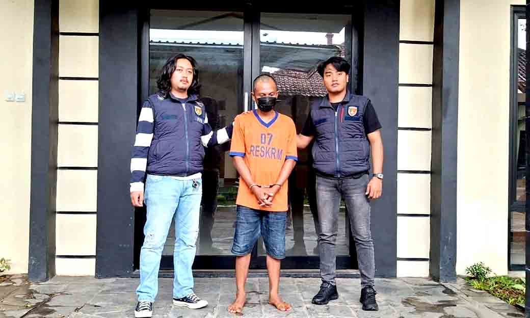 Pria Asal Kediri Ditangkap Satreskrim Polres Kediri Atas Dugaan Tindakan Asusila Terhadap Anak Kandung