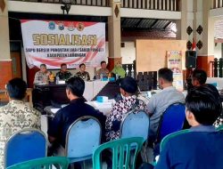 Satbinmas Polres Lamongan Selenggarakan Sosialisasi SABER PUNGLI di Kecamatan Ngimbang