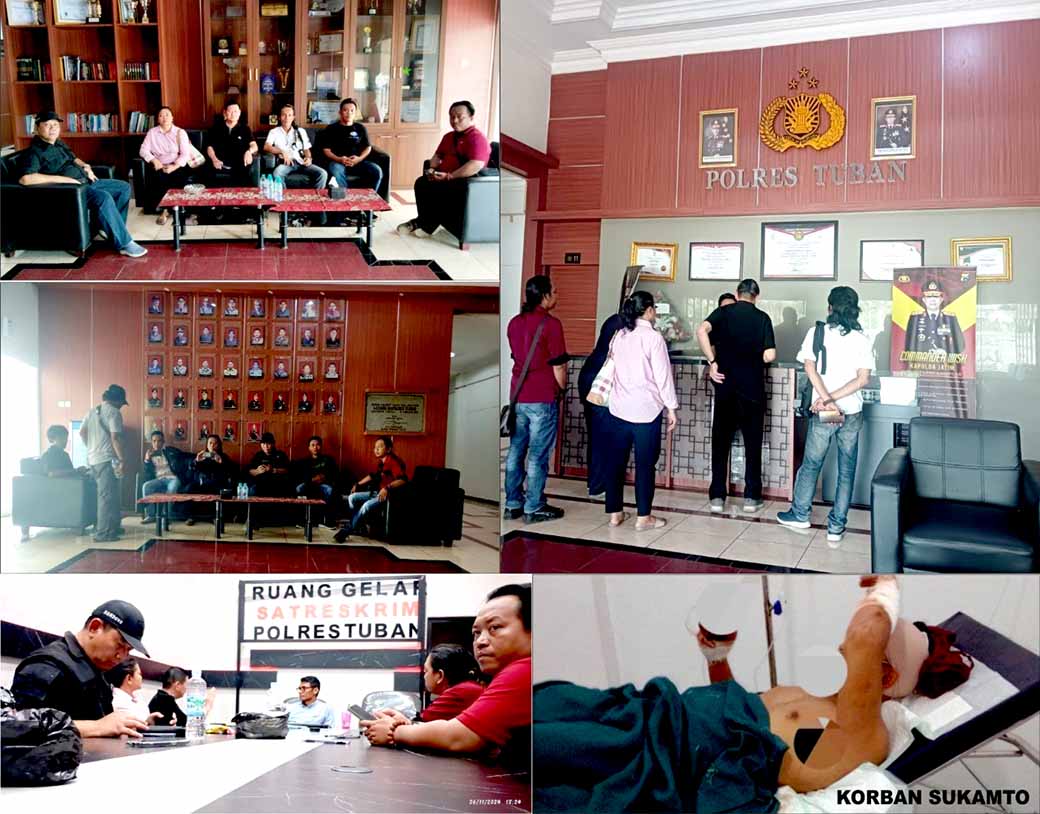 Satreskrim Polres Tuban “lemot” Tangani Percobaan Pembunuhan Jurnalis