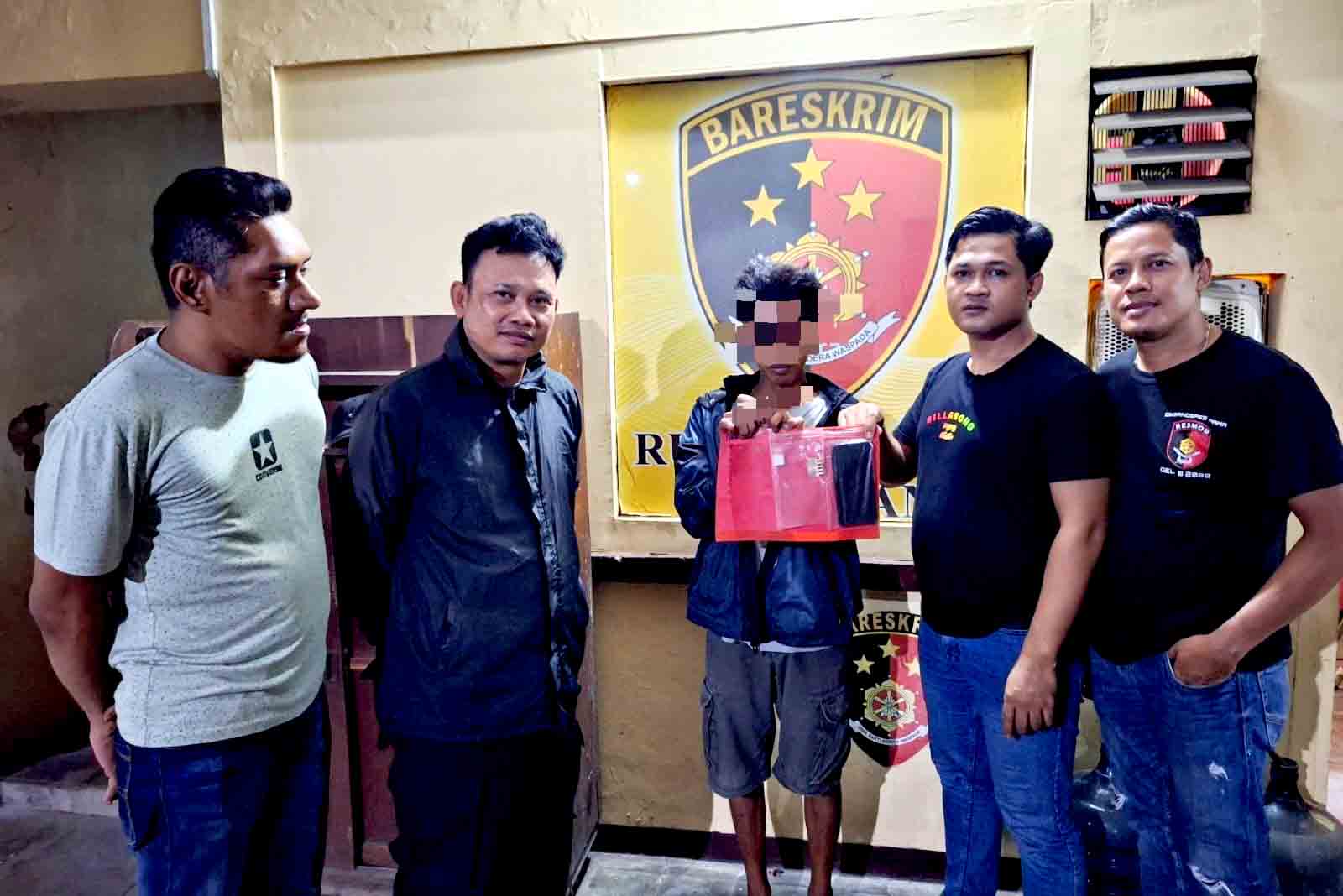 Satreskrim Polsek Babat Tangkap Pelaku Pengedaran Sabu Di Kelurahan Banaran