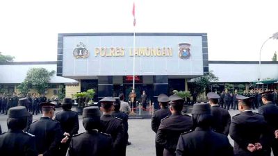 Wakapolres Lamongan Pimpin Upacara Peringatan Hari Pahlawan 2024 di Mapolres Lamongan