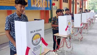 Wujudkan Demokrasi, Pemilihan Ketua Osis Smks Pgri 1 Ngawi Ala Pemilu