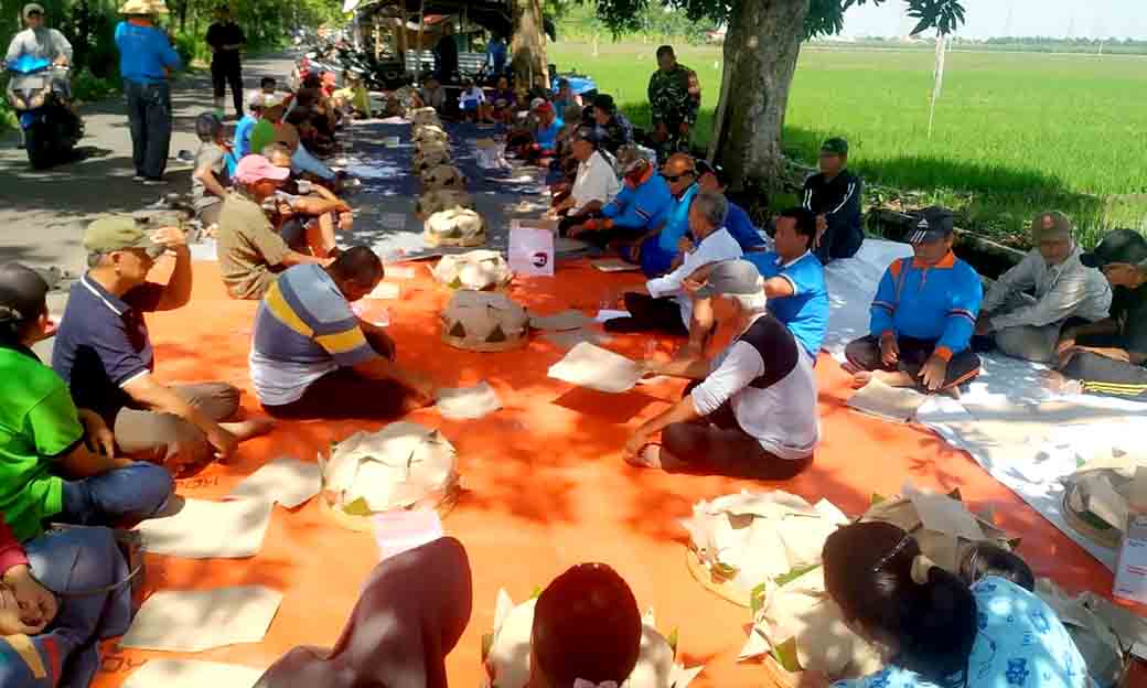 Gapoktan Kebaron Makmur Gelar Tasyakuran Tutup Tanam Padi