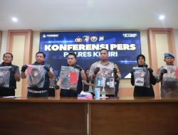 Kurang dari 1X24 jam Polres Kediri berhasil Amakan Pelaku Pembunuhan