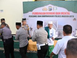 Pasca Pilkada 2024 Polres Madiun Kota Gelar Pengajian Upaya Cooling System